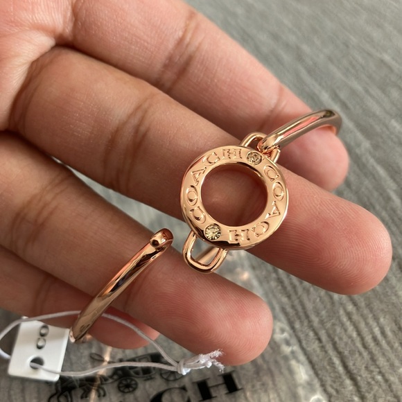 Coach Rose Gold Bangle Bracelet - Picture 5 of 7